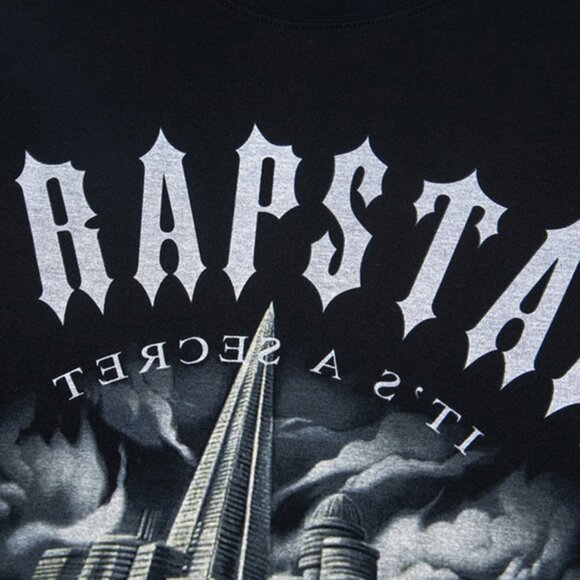Trapstar Black Trapstar House Print T Shirt - Picture 4 of 5